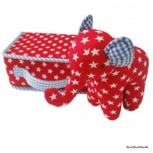 Eli Soft Toy & Valise Gift Set