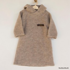 Woolen hoody dress
