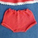 Coulotte in cotone tricot corallo