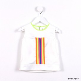 Neon Trims Top white