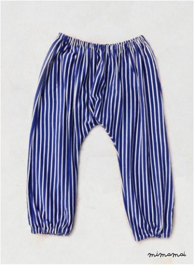 Blue stripe pant