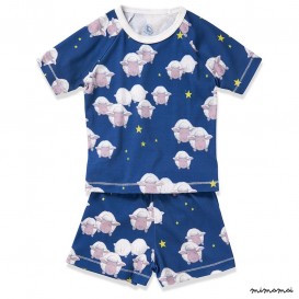 Shortsleeve PYJAMA dark blue