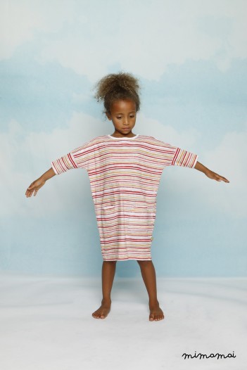 Tess Dress Red Stripe