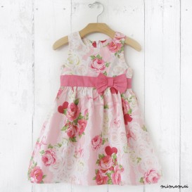 Summer Dress, Pink Floral dress for girls