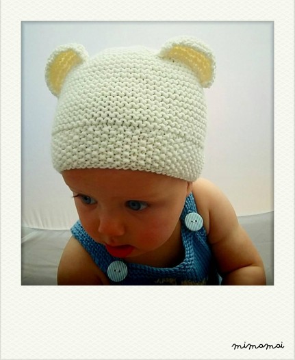 Bear hat, Baby bear hat, polar bear hat, hat with ears