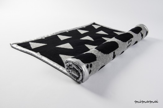 Baby Blanket, Cloud Blanket, Triangle Blanket, Monochrome Nursery, Modern Nursery, Baby Gift,
