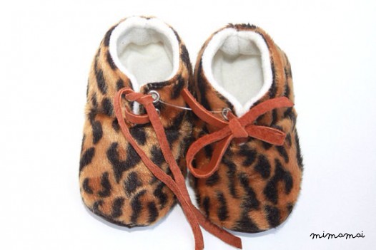 18-24 Months Slippers / Baby Shoes Lamb Leather