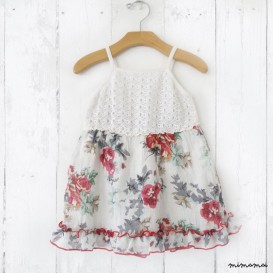 Vintage Style Sleeveless dress, Floral