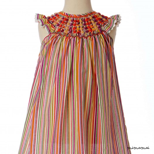 Common Checkered Skipper smocked dress