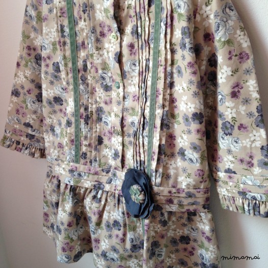 Green printed dress, Toddler dress, Girls dress,Dress for special occasion