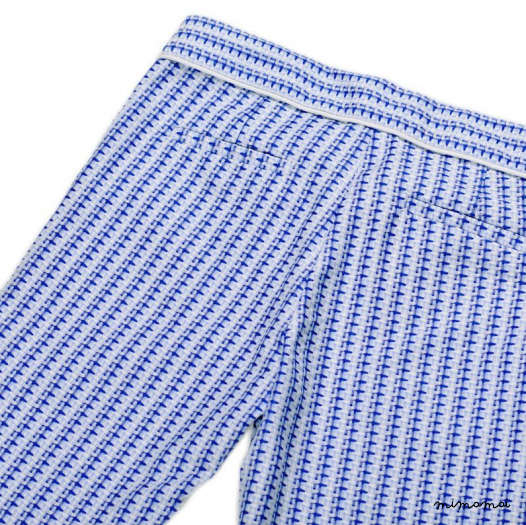 Long Pants blue and white