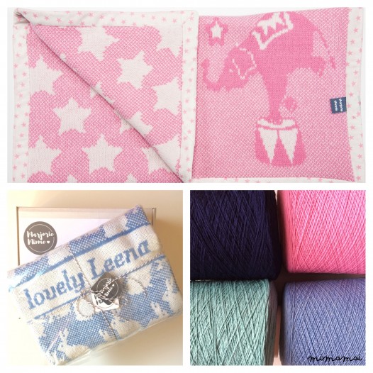 Personalised Baby Blanket, Circus Baby Blanket, Circus Nursery, Baby Gift, Knitted Baby Blanket