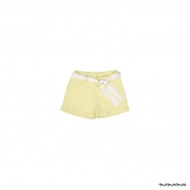 Short sweat jaune Fanette