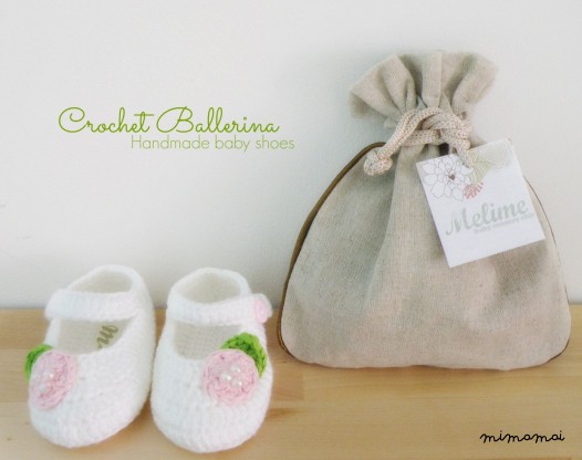 Pink crochet Ballerina for babies