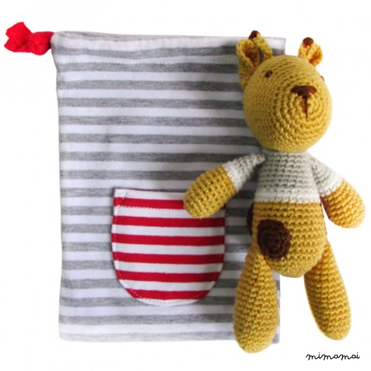 Gerald Giraffe Rattle in Bag