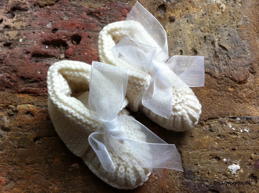 Unisex baby booties