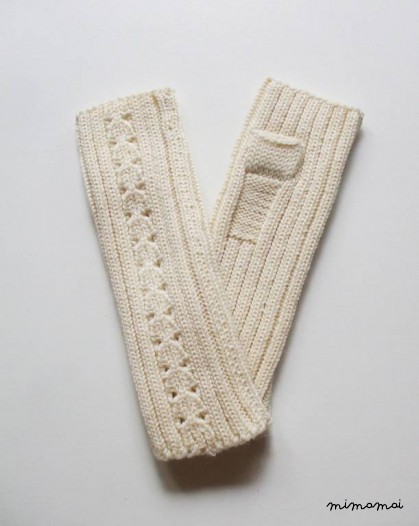 Babies/Children's Merino wool fingerless mittens/pulse warmers/arm warmers/fingerless gloves