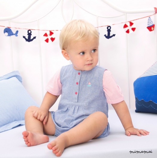 Chambray Romper