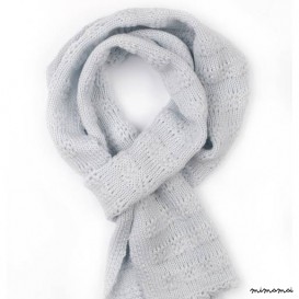 Babies/Children's merino wool Scarf with lace Pattern