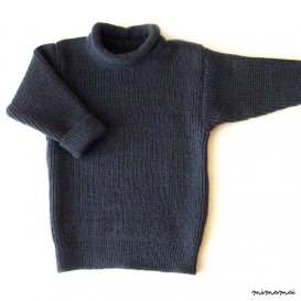 Babies/Children's knitted lambswool roll-neck Sweater/Jumper/Pullover