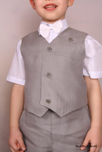 Linen vest
