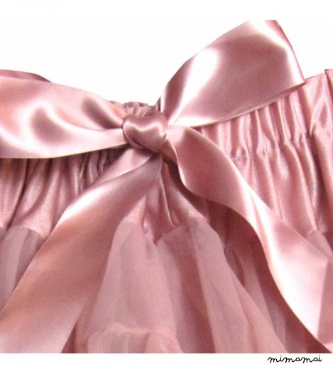 Girls Petticoat Tutu in Dusky Pink
