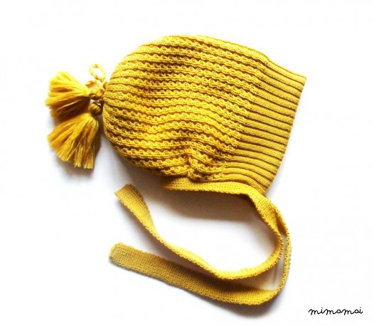 Babies/Children's double knitted merino wool hat/bonnet hat