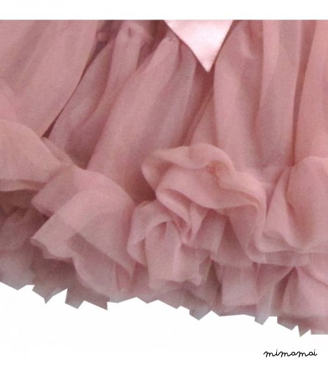 Girls Petticoat Tutu in Dusky Pink
