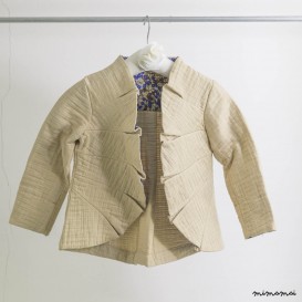 Giacca Fiore Beige
