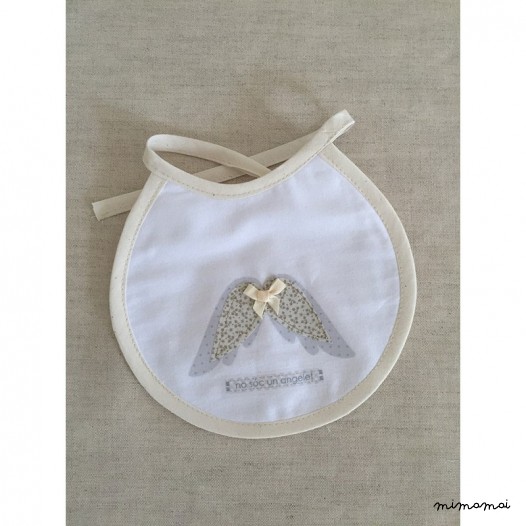 Babero redondo impermeable Angel