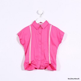 Suspenders Shirt pink