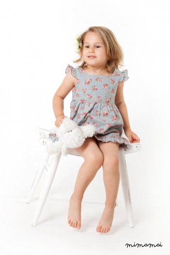Flower Print Dress, Girls Dress , Girls Spring Dress, Toddler Dress