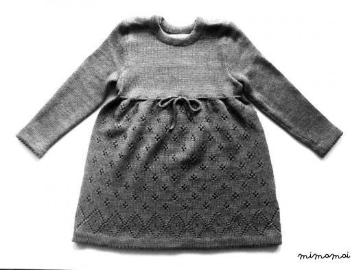 Babygirls/Girls knitted Merino wool lace Dress/outfit