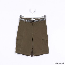 Cargo Shorts with Belt army green