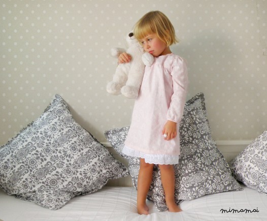 Little Girl Retro Style Nightgown