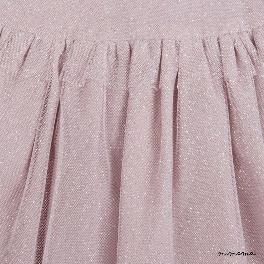 Baby dress,Toddler dress, Sleeve-less dress, Pink glitter dress