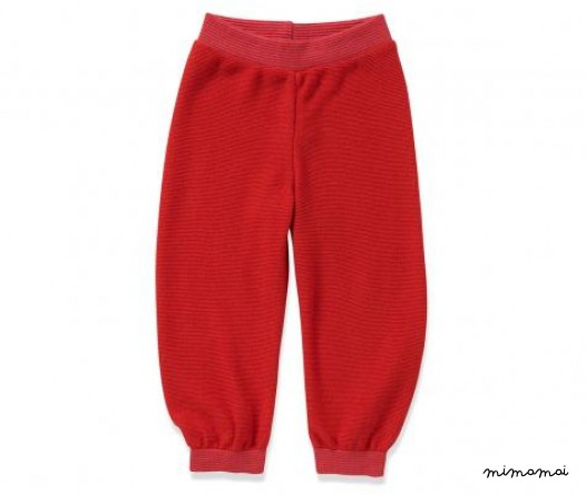 Knit pants MAX red
