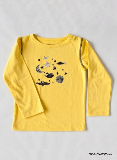 Tshirt- planets print ECO