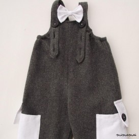 Wool dungarees