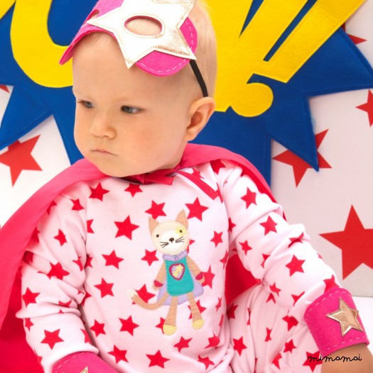 Super Cat Babygrow