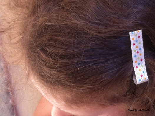 Pair of Madison Small Dots hairclips
