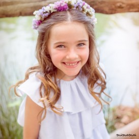 Toddler linen dress, Girls light blue dress, Toddler dress, Romantic Girls dress