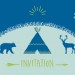 Cartes d'invitation tipi