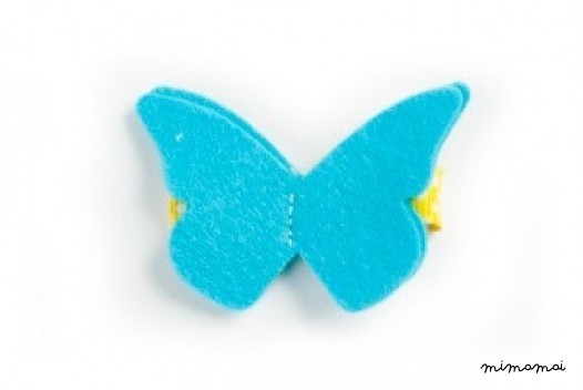 Butterfly Hair Clip Turquoise