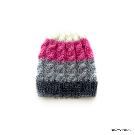 Girls Cable Knit Beanie