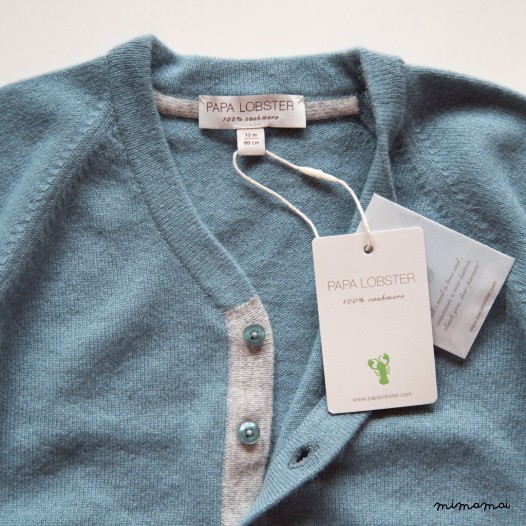 V-Cardigan with Pockets - Summer Blue