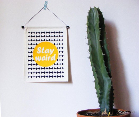 Wall Banner STAY WEIRD