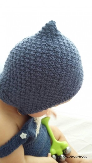 Baby boy hat, baby girl hat, knitted baby pixie cap, baby gift