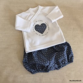 Conjunto cruzado con short Cuore