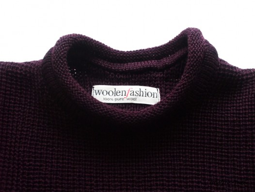 Babies/Children's Virgin wool roll-neck sweater/jumper/cardigan/toddlers/crew neck